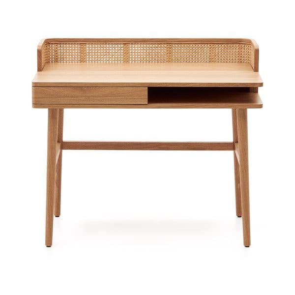 Biurko w dekorze jesionu 62x105 cm Araxi – Kave Home-image-2