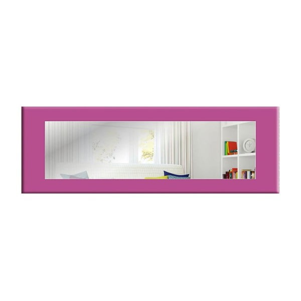 Lustro ścienne w różowofioletowej ramie Oyo Concept Eve, 120x40 cm