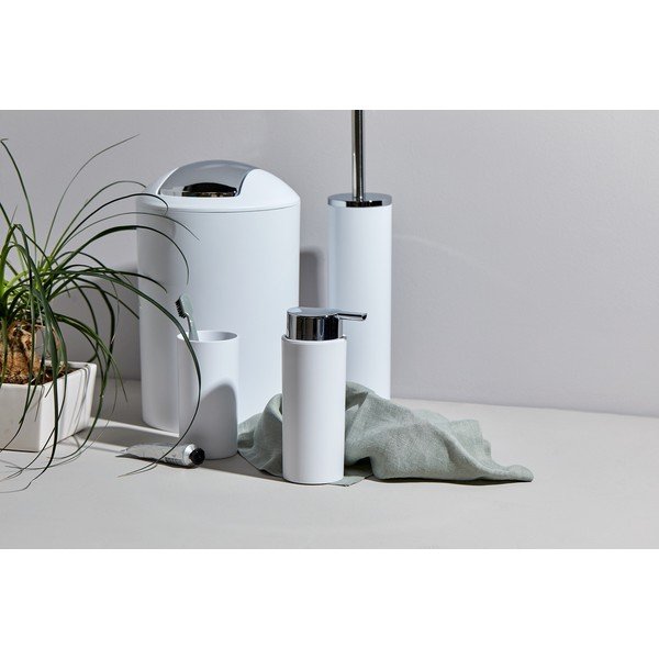 Biały plastikowy zestaw akcesoriów łazienkowych Calvo – Wenko-image-1