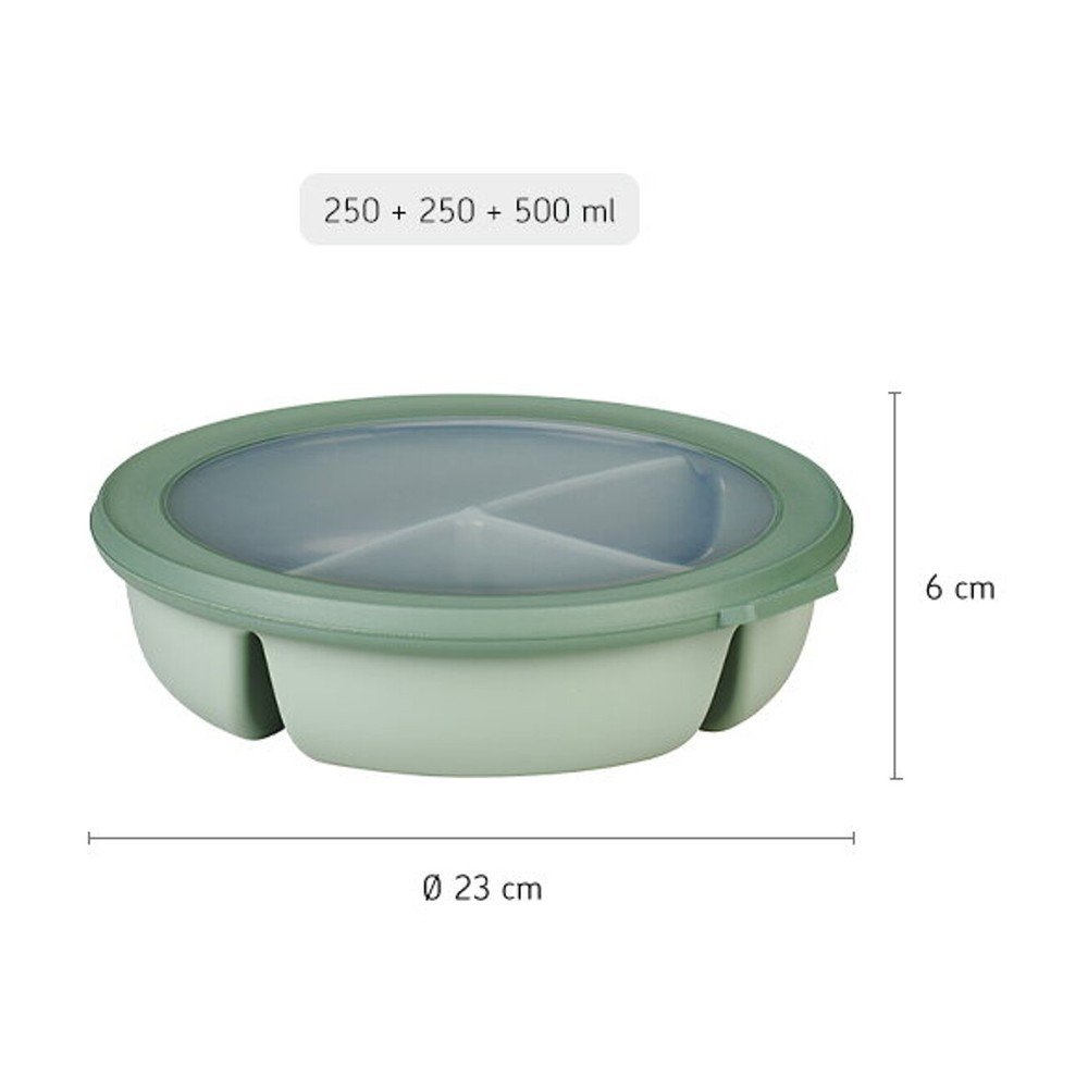 Lunchbox z podziałką Cirqula – Mepal (zdjęcie 7)