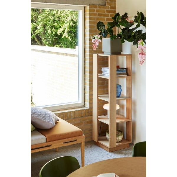 Regał w dekorze dębu w naturalnym kolorze 45x140x45 cm Merge – Hübsch-image-1