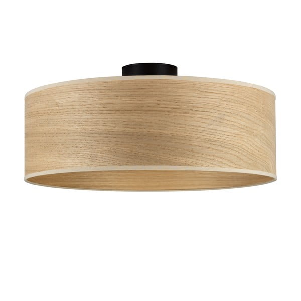 Lampa sufitowa z kloszem z drewna dębowego Sotto Luce TSURI XL