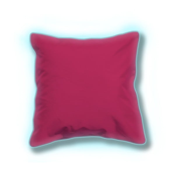 Zestaw 2 różowych świecących poduszek odpowiednich na zewnątrz Sunvibes, 65x65 cm