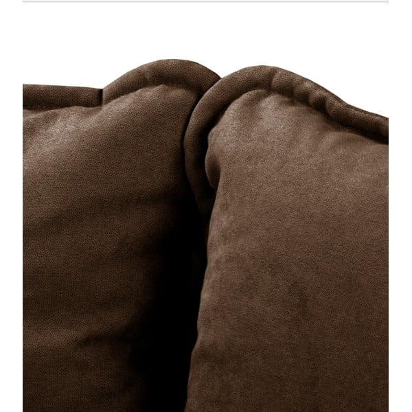Ciemnobrązowa sofa 193 cm Beata – Ropez-image-1