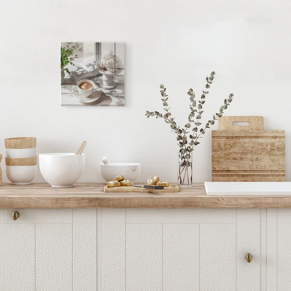 Szklany obraz 30x30 cm Meringue – Styler-image-3