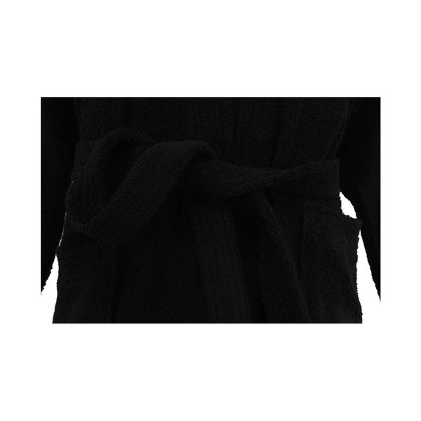 Czarny szlafrok męski Foutastic, rozm. M/L-image-3