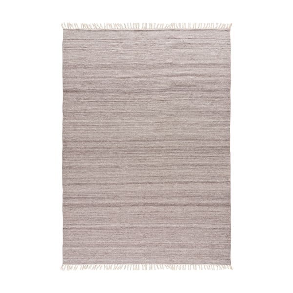 Beżowy dywan zewnętrzny z tworzywa z recyklingu Universal Liso, 80x150 cm