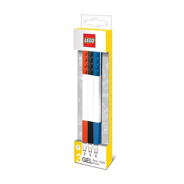 Zestaw 3 długopisów żelowych LEGO®
