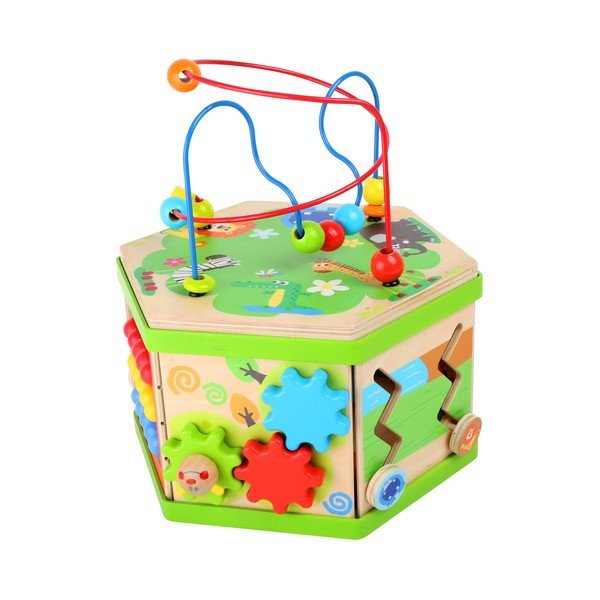 Drewniana zabawka do rozwoju motoryki Legler Safari-image-2