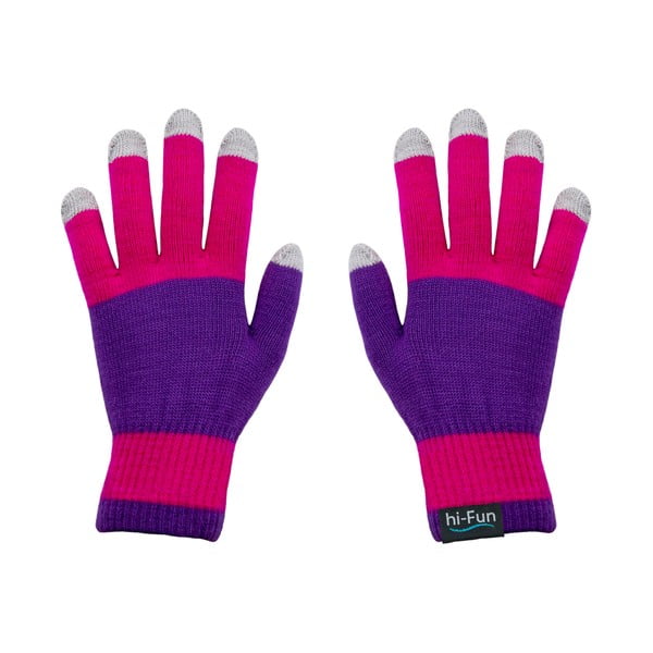 Rękawiczki dotykowe Hi-Glove, różowe