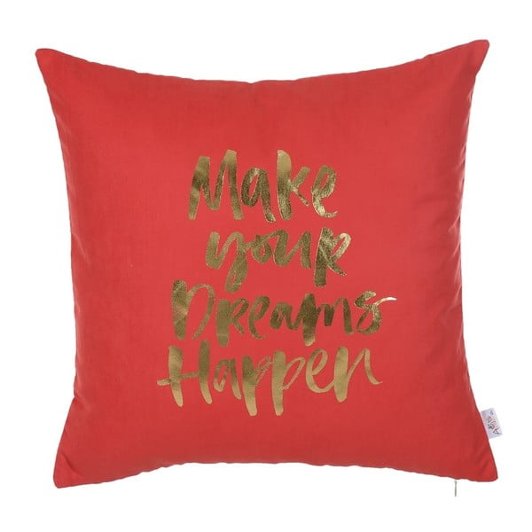 Czerwona poszewka na poduszkę Mike & Co. NEW YORK Dreams, 45x45 cm