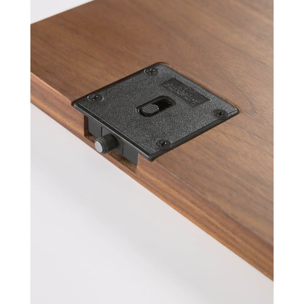 Regał w dekorze drewna orzechowego Kave Home Carolin, 130x169 cm-image-3