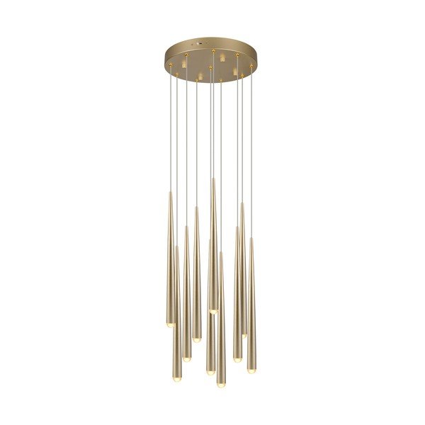 Lampa wisząca LED w kolorze złota ø 30 cm Cala – Trio Select