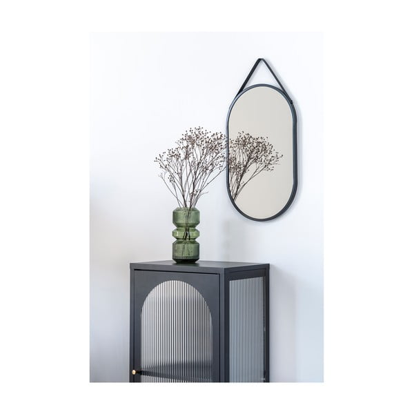 Czarna metalowa witryna 50x110 cm Adelaide – House Nordic-image-4