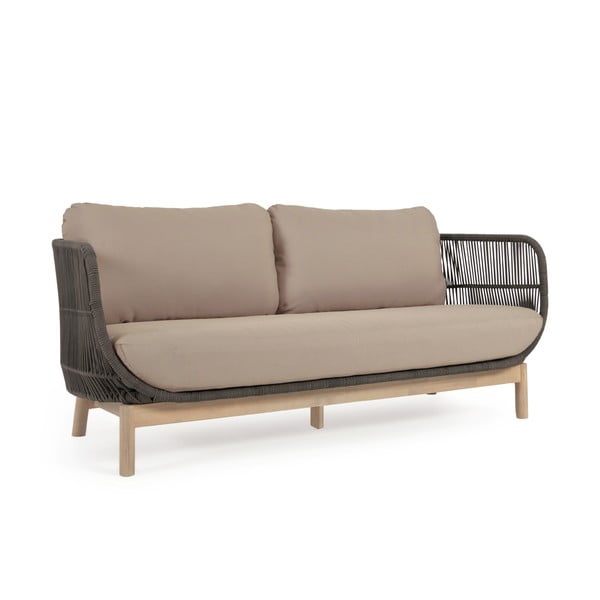 Sofa ogrodowa w kolorze khaki Kave Home Catalina