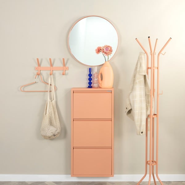 Łososiowy metalowy wieszak ścienny 40 cm Dexter – Spinder Design-image-1