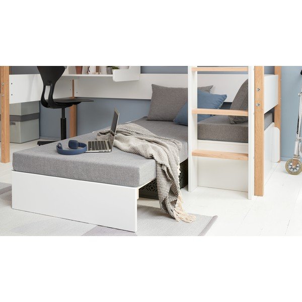 Biała rozkładana sofa dziecięca Flexa White-image-2