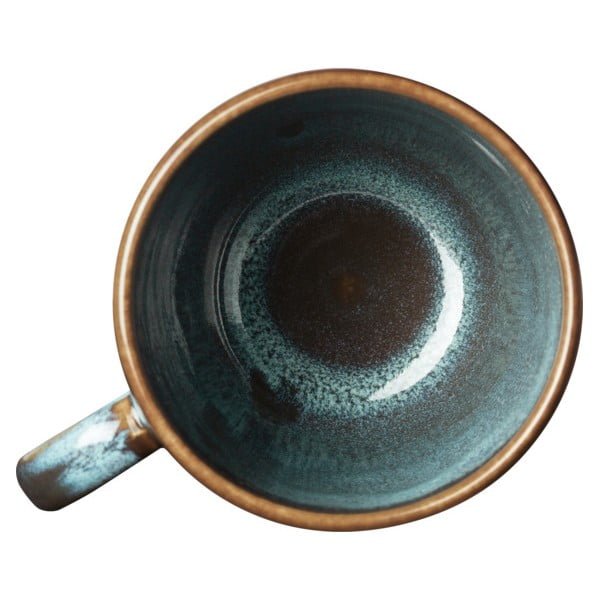 Turkusowo-brązowy kamionkowy kubek Villeroy & Boch Like Lave, 400 ml-image-2