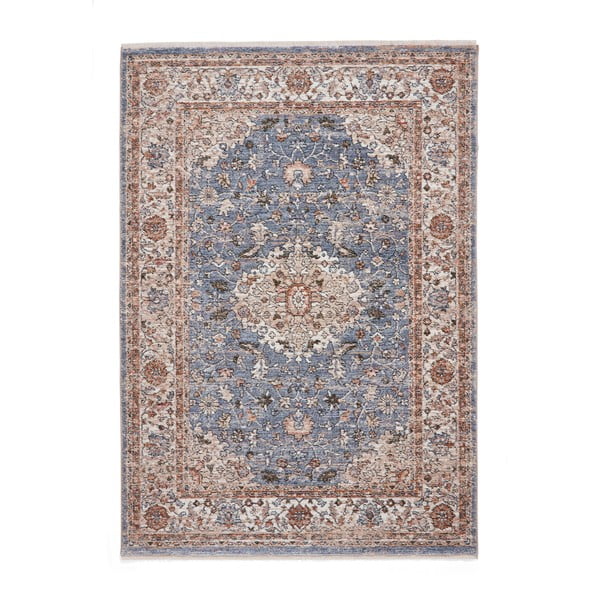 Niebiesko-beżowy chodnik 60x230 cm Vintage – Think Rugs