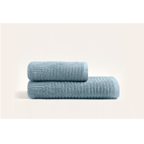 Niebieske bawełniane zestaw ręczników 2 szt. – Foutastic