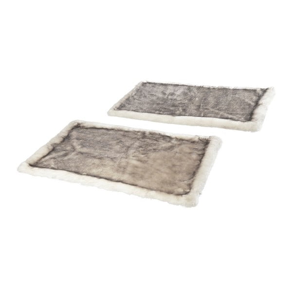 Zestaw 2 brązowych dywanów do sypialni Mint Rugs Soft, 90x140 cm