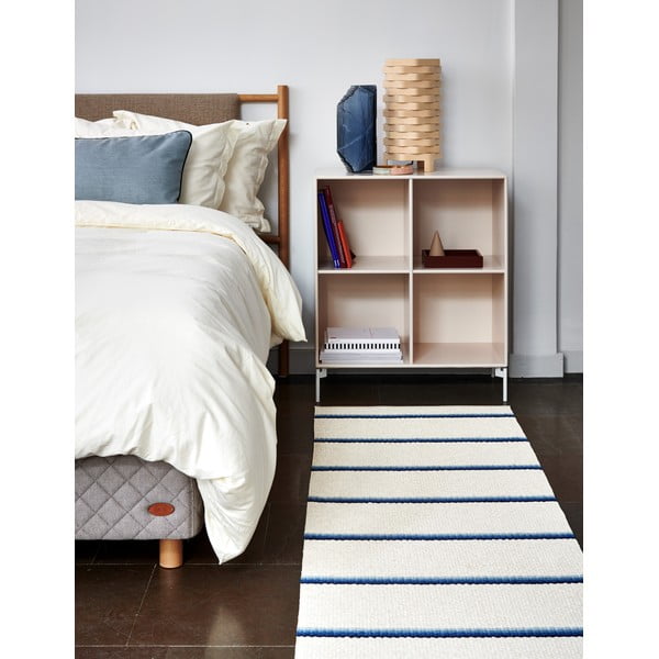 Niebiesko-kremowy dywan odpowiedni na zewnątrz 70x90 cm Olle Blue Vanilla – Pappelina-image-2