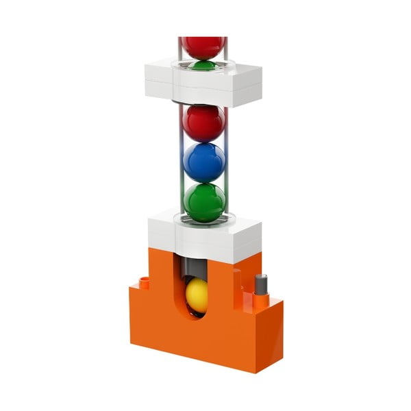 Zestaw dodatkowych elementów do budowy toru kulkowego Hubelino Elevator, 24 szt.-image-3