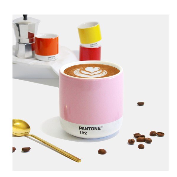 Jasnoróżowa porcelanowa filiżanka do cappuccino 175 ml Light Pink 182 – Pantone-image-2