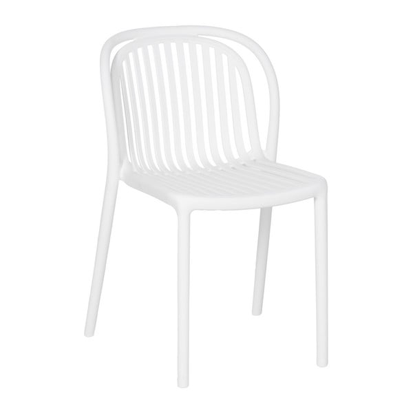 Białe plastikowe krzesło Alia – Ixia