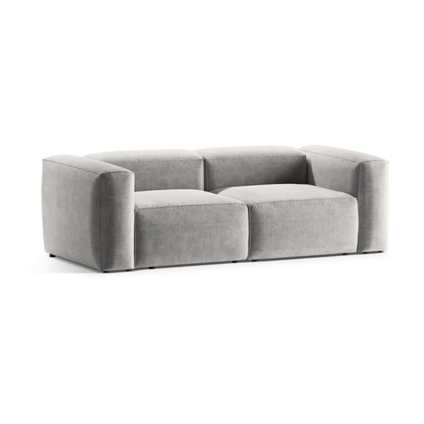 Jasnoszara sofa 224 cm Bergamo – Cosmopolitan Design-image-2