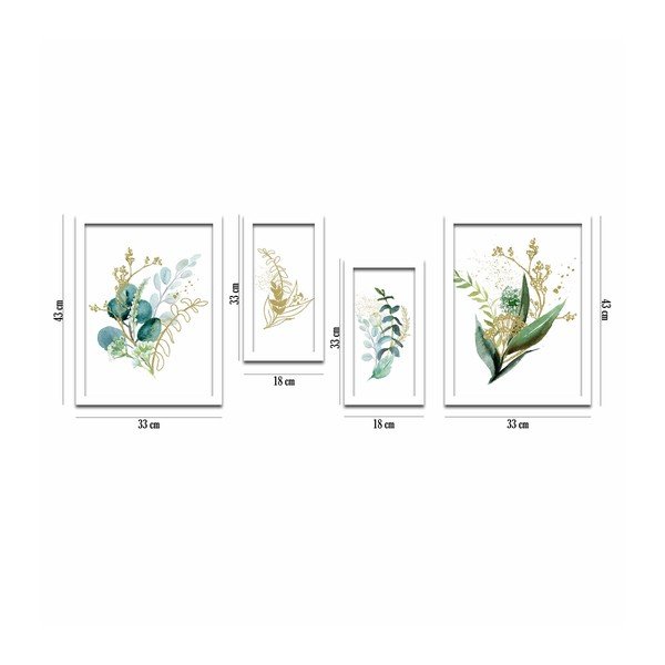 Plakaty zestaw 4 szt. 33x43 cm – Wallity-image-2