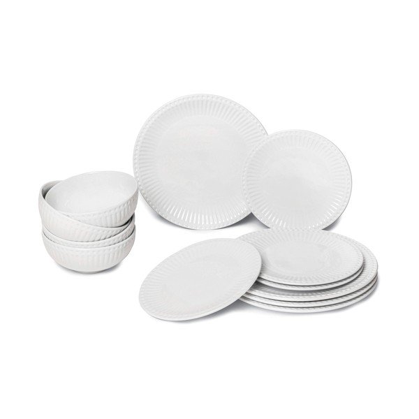 Porcelanowy zestaw talerzy 12 szt. Purita – Bonami Essentials-image-3