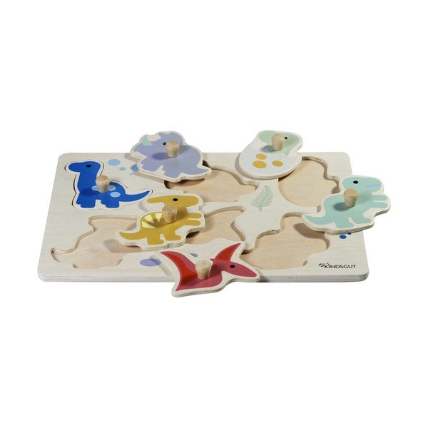 Drewniane puzzle (liczba elementów 6) Dinosaurs – Kindsgut-image-1