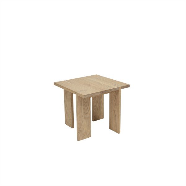 Stolik z litego drewna dębowego 40x40 cm Oy – OYOY Living Design