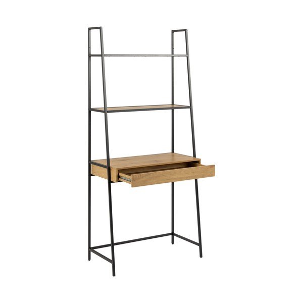 Regał w dekorze dzikiego dębu Actona Seaford, 77x174,5 cm-image-3