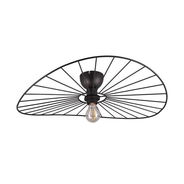 Lampa sufitowa w kolorze matowej czerni ø 60 cm Chapeau – Reality