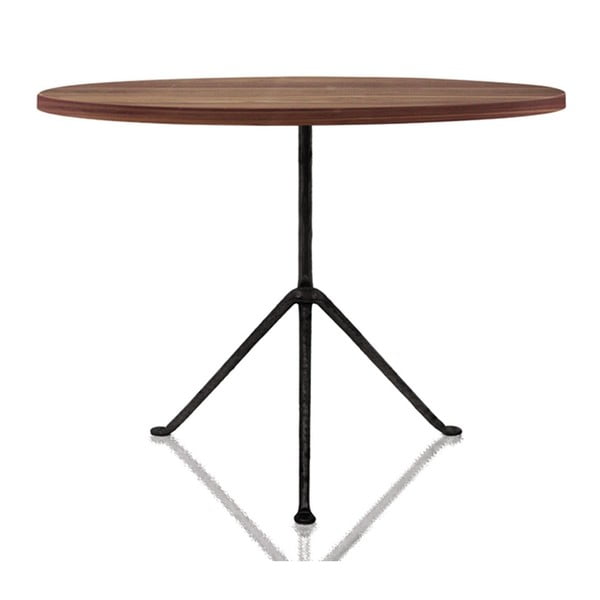 Stół z blatem z drewna jesionu Magis Officina, ø 100 cm