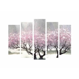 Obraz 5-częściowy na płótnie Cherry Blossom