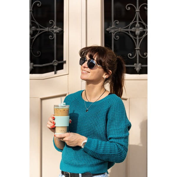 Miętowy kubek termiczny 600 ml Fuori – Vialli Design-image-3