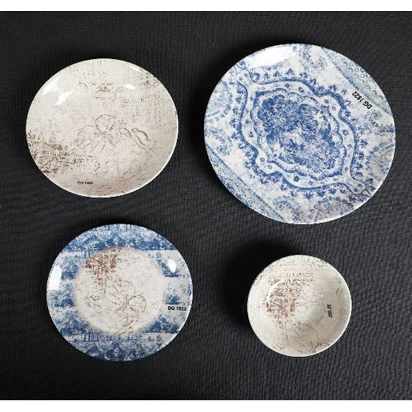 24-częściowy zestaw naczyń Güral Porselen Mandala-image-1