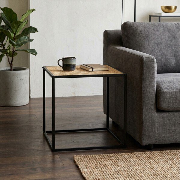 Rattanowy stolik 44x44 cm Depok – Premier Housewares-image-3
