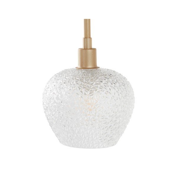 Szklana lampa wisząca w kolorze złota ø 15 cm Frost – Jotex