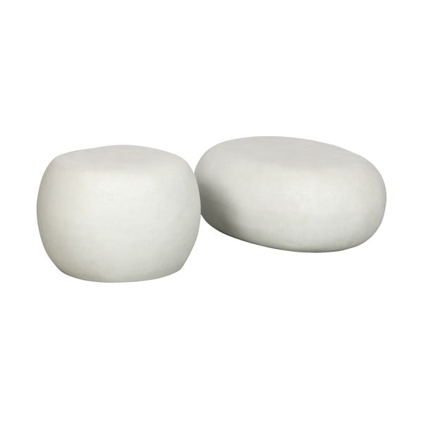 Biały okrągły stolik ø 50 cm Pebble – vtwonen-image-2