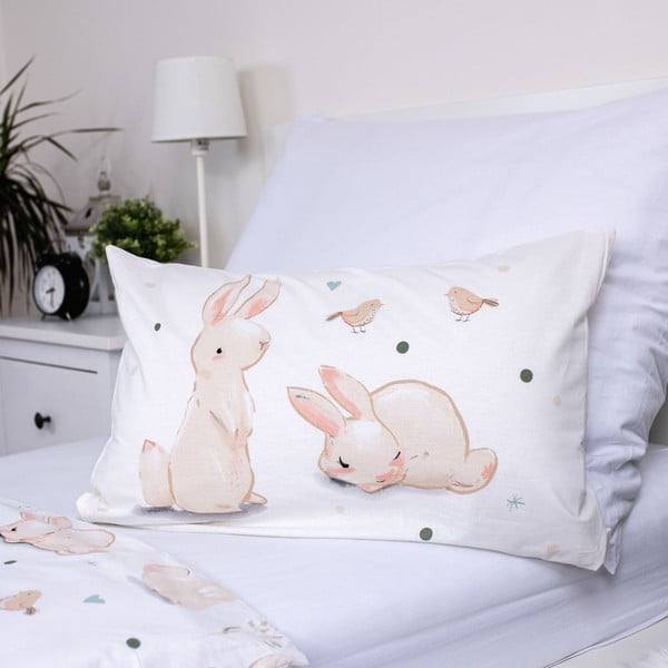 Bawełniana pościel dziecięca do łóżeczka 100x135 cm Bunnies – Jerry Fabrics-image-3