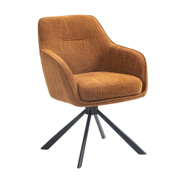 Pomarańczowe tapicerowane fotele jadalniane zestaw 2 szt. Avola – Unique Furniture