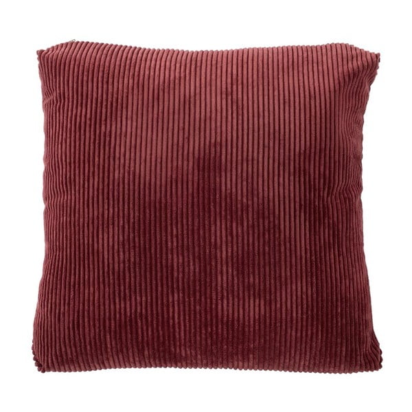 Czerwona poduszka dekoracyjna Tiseco Home Studio Ribbed, 40x40 cm