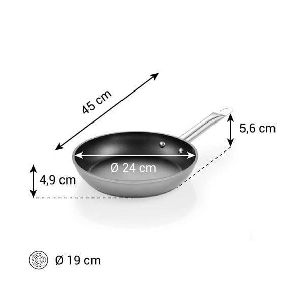 Patelnia aluminiowa z powłoką nieprzywierającą ø 24 cm GrandChef+ – Tescoma-image-1