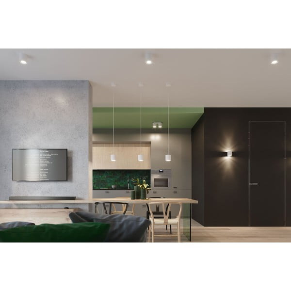 Biała lampa sufitowa Sollux Roda-image-1