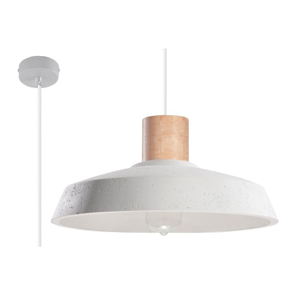 Biała lampa wisząca Sollux Arrigo-image-4