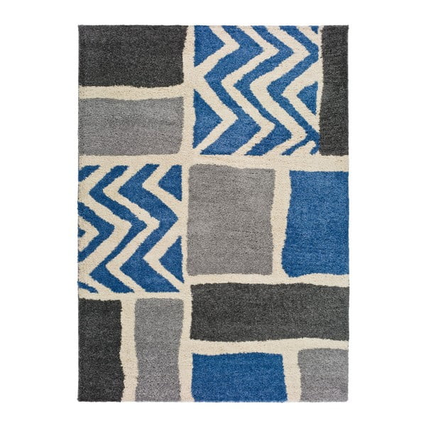 Szaro-niebieski dywan odpowiedni na zewnątrz Universal Kasbah Grey, 133x190 cm